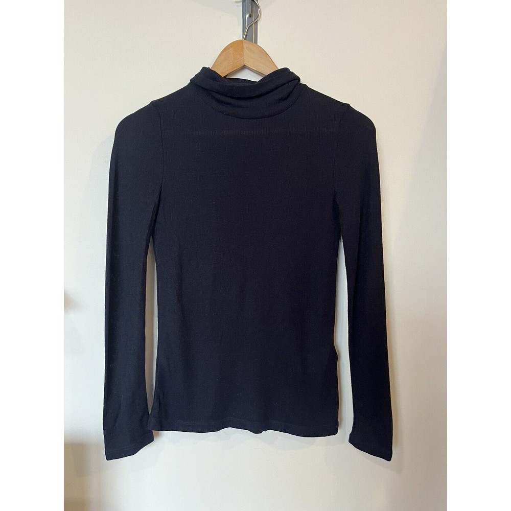Madewell Black Long Sleeve Turtleneck Tee